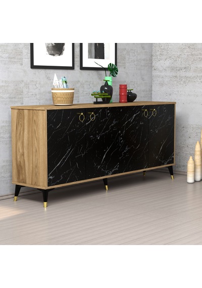 Ferniso Mobilya 180 Cm Çam-mermer Desen