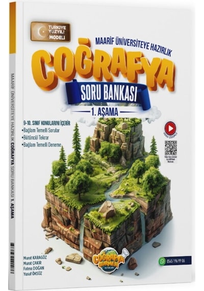 Coğrafya Gurmesi Yayınları Tyt Coğrafya 1. Aşama Maarif Model Soru Bankası