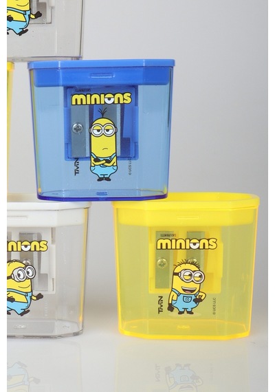 X Dekomus Lisanslı Minions 2 Adet Çift Bıçaklı Kalemtraş Diğer