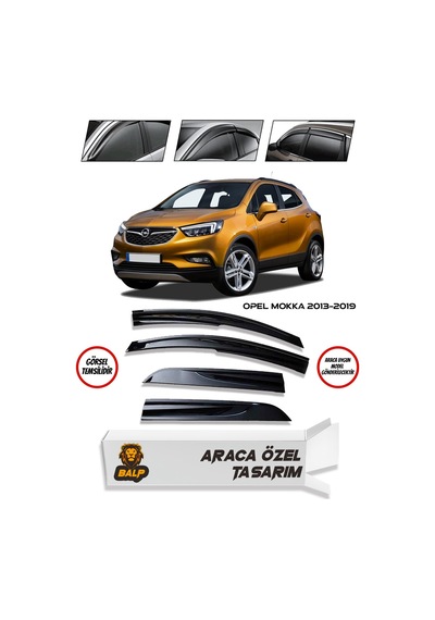 Opel Mokka  Cam Rüzgarlığı 4lü 2013-2019 Arası