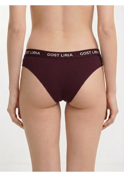 Gost Liria - Calm Kadın Slip Külot Bordo Bordo