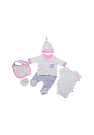 Pierre Cardin Pembe Bebek Yeni Doğan Bebe Set Pembe