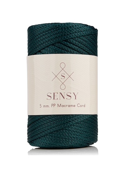 5 Mm - 400 Gr Polyester Makrome Ipi Yeşil 95 M Polyester Makrome Ip Supla Ip Ve Çanta Ipliği