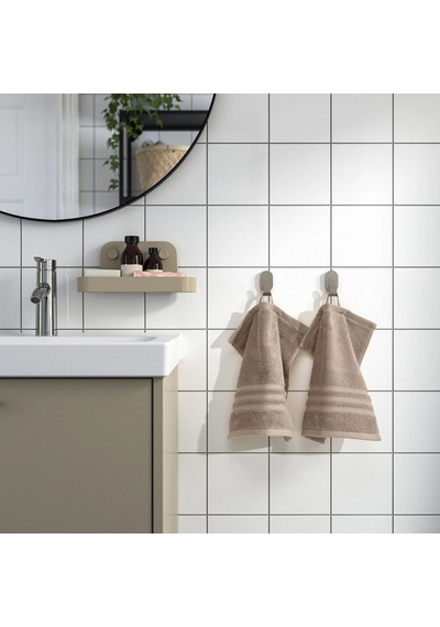 Ikea Brokglım El Ve Yüz Havlusu 30 X 30 Cm Koyu Bej