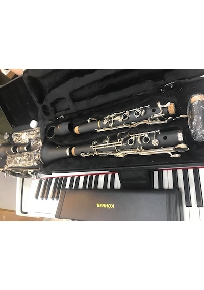 No Name Xcl302G4 Amati Stil 4 Yüzüklü Sol Klarnet Seti-Çantalı