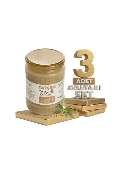 Tatşen Tahin 3x500 Gr Cam
