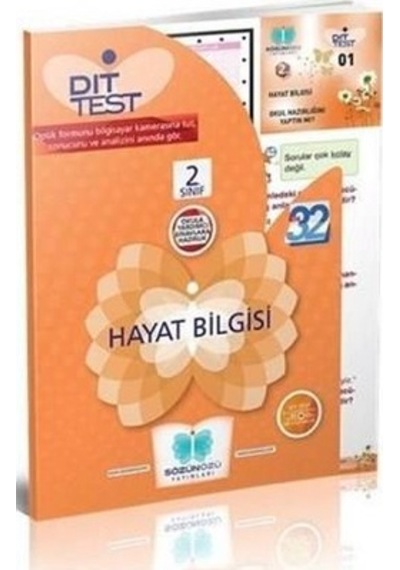 2.Sınıf Hayat Bilgisi Dıt Test - Sözün Özü Yayınları