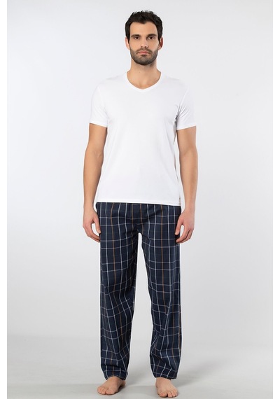 Cacharel Erkek Dokuma Pijama Takımı 2238/lacivert 6 Lacivert