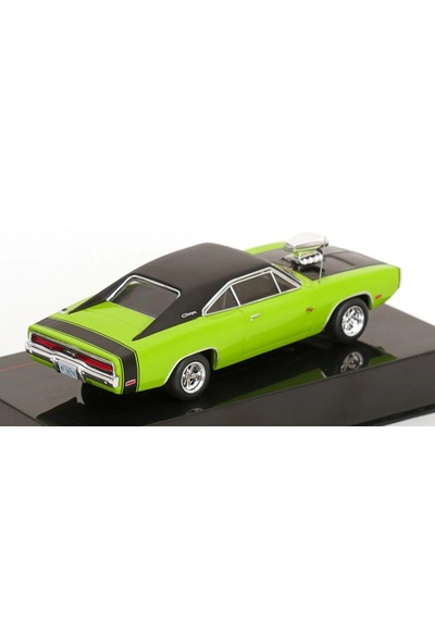 1:43 Ölçek Ixo 1970 Dodge Charger Rt Diecast Metal Minyatür Model Araba 10cm