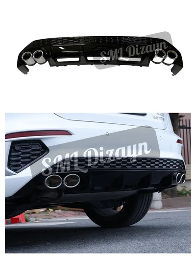 Audi A3 Sedan Egzoz Görünümlü Difüzör