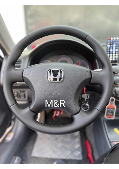 Honda Vtec 2 Kaplama Deri Direksiyon Kılıfı