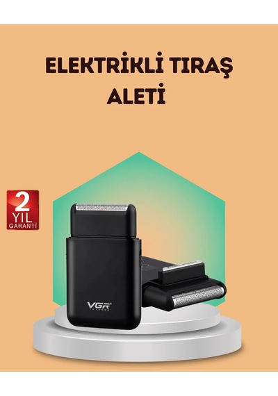 Çift Başlıklı Elektrikli Tıraş Makinesi Suya Dayanıklı, Hafif Ve Ergonomik 150 Dakika