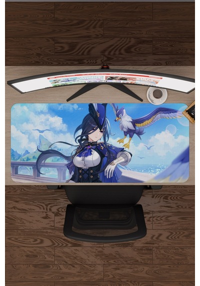 Clorinde Genshin Impact Anime Gacha V5 - 90x40 Xxl Gaming Mouse Pad Fare Altlığı