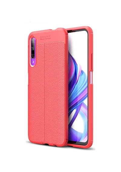 Huawei P Smart Pro Kilif Niss Deri Görünümlü Silikon Kilif 392711940