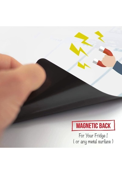Aylık Magnet Planlayıcı , 35X50 Manyetik Yazı Tahtası 3 Ad. Kalem