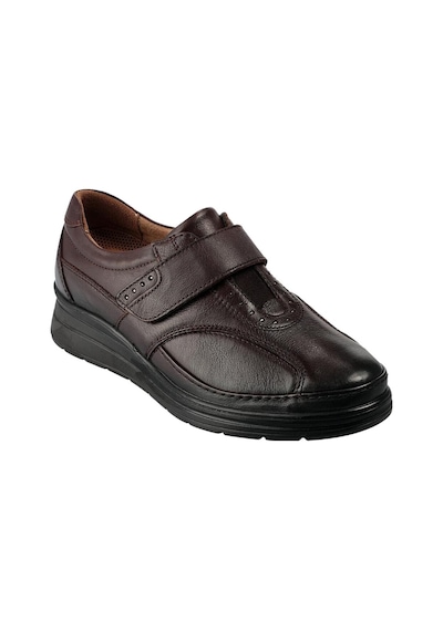 Forelli 21313-h Larisa Kahve Kadın Comfort Deri Ayakkabı Kahverengi