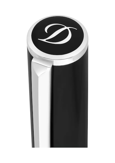 S.t. Dupont Initial Gümüş Roller Kalem 272200 Siyah