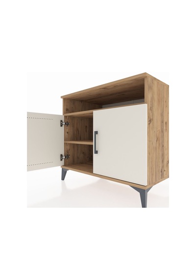 Kronos Şifonyer 2 Raflı 2 Kapaklı 88x59x80 Çam-aytaşı Çam