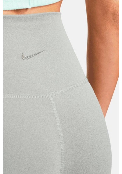 Nike Tight Fit High Rise 7/8 Leggings İç Cepli Yüksek Belli Toparlayıcı Tayt Gri Gri