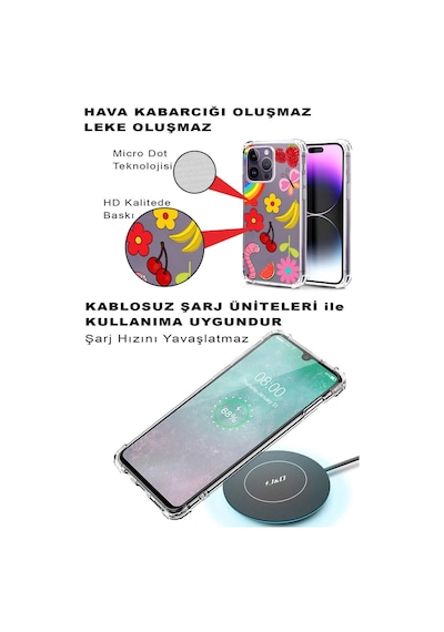 Samsung Galaxy S24fe İle Uyumlu Water Color 5 Baskılı Şeffaf Köşe Korumalı Antişok Kılıf