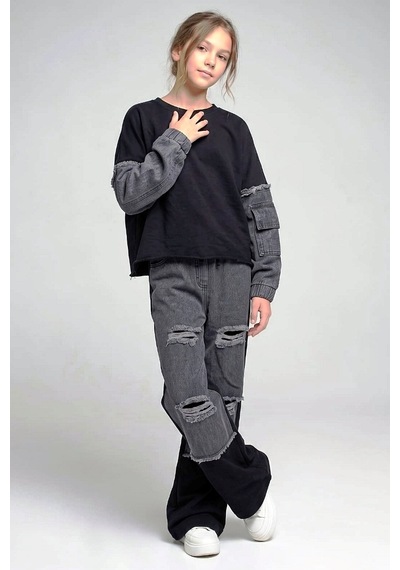 Dmb Kids Kız Eşofman Takım 26kdmb9917 Füme