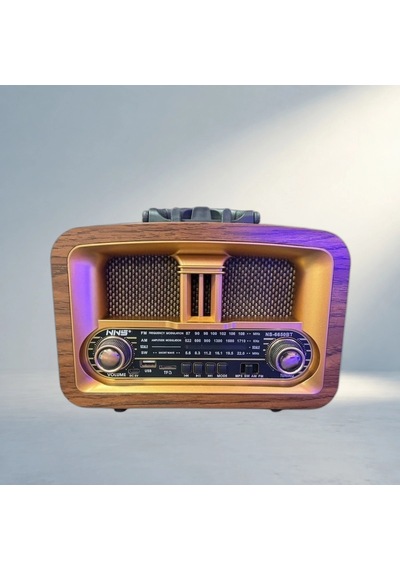 Retro Tasarımlı Taşınabilir Am/fm/sw Radyo Usb İle Şarj Edilebilir