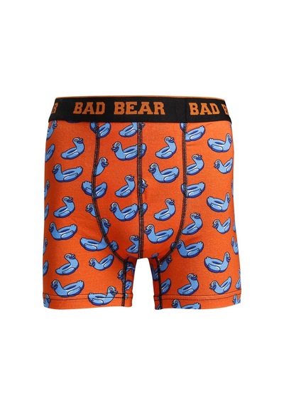 Bad Bear Duck Turuncu Ördek Desenli Erkek Boxer - L