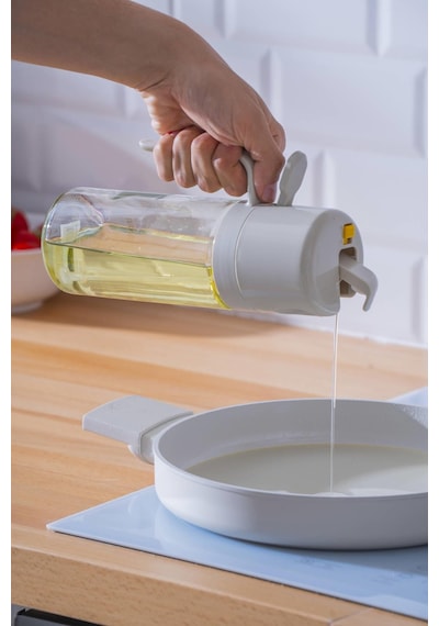 Acar Harlow Çift Fonksiyonlu Cam Yağdanlık - 550 Ml