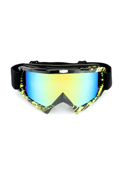 Esrada Kayak Gözlüğü Antifog Ventilli Uv Korumalı Güneş Kar Gözlük Aynalı Gökkuşağı Snowboard Glasses Sporu Yeşil