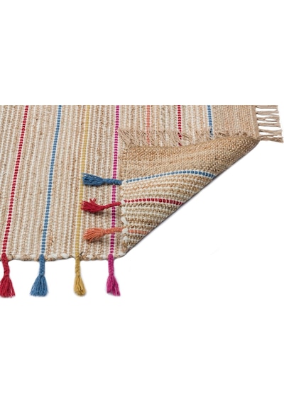 Eko Halı Juno Ech 05 Nat.Multy El Dokuma Naturel Jüt Hasır Halı - 80X200