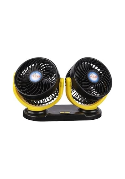 12 Volt Dc Usb Girişli Masaüstü Vantilatör, 2'li Set