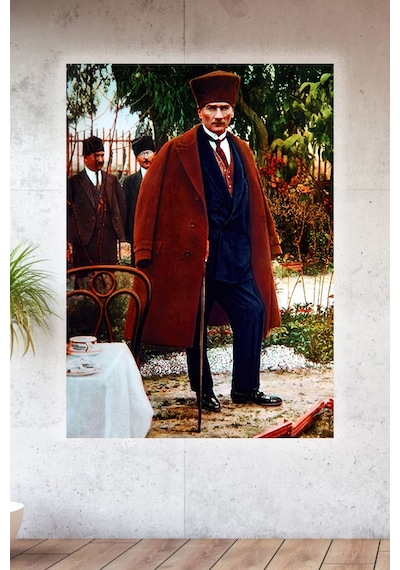 Lucena Metal Baskılı Atatürk Koleksiyonu Tablo No 36 - 30 Cm X 40 Cm
