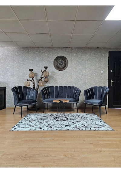 Zafir Papatya Çay Seti Koltuk Takımı Siyah Boyalı Sivriltme Ayak, Balkon, Salon, Ofis, Cafe Koltuk Takımı Füme Zafir Papatya Çay Seti Koltuk Takımı Siyah Boyalı Sivriltme Ayak, Balkon, Salon, Ofis, Cafe Koltuk Takımı Füme