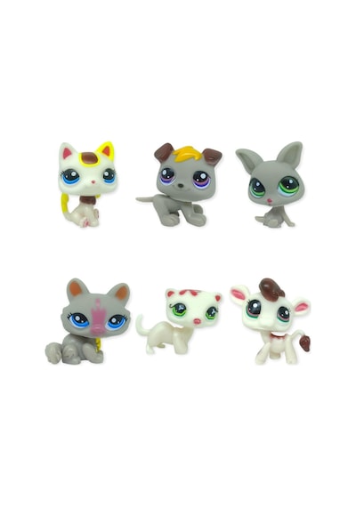 Pet Star Little 6'lı Sevimli Hayvanlar Figür Seti -1 Minişler