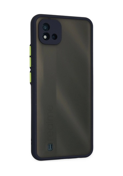 Realme C11 2021 Kılıf Montreal Silikon Kapak - Lacivert -