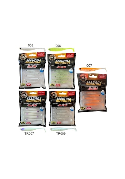 Lucky John Makora 3d Shad Tail 3'' 7.62 Cm 7'li Paket Silikon Yem