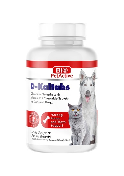 Bio Petactive D-kaltabs Kedi Ve Köpekler İçin 84 Adet Kalsiyum Tablet 126 Gr.