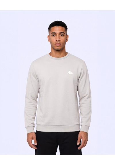 Kappa Tanner Erkek Taş Rengi Regular Sweatshirt