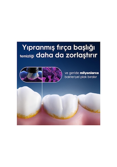 Oral-b İo Gentle Care Siyah Diş Fırçası Yedek Başlığı 4 Adet 63459149