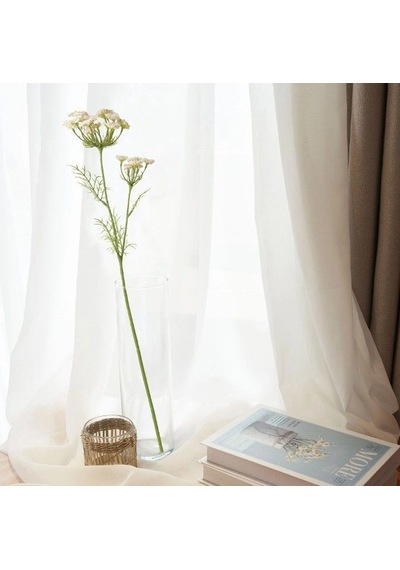 Ikea Smycka Yapay Ammi Majus Dalı 65 Cm Beyaz Pembe Yeşil Beyaz - Pembe - Yeşil