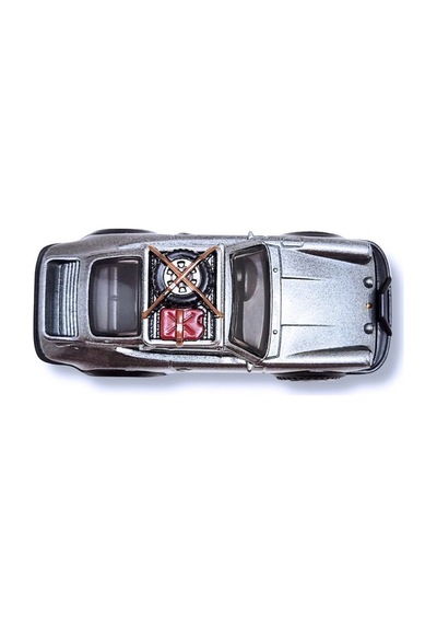 Matchbox 1985 Porsche 911 Rally Metalik Gri 1/64 Diecast Model Araba Çok Renkli
