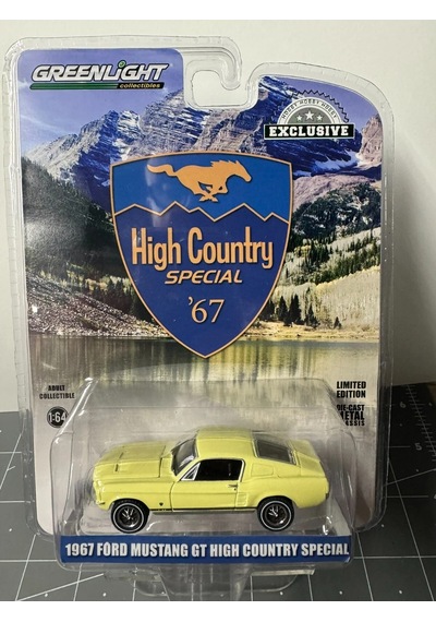 Greenlight 1967 Ford Mustang Gt Fastback High Country Special 1/64 Model Araba 24926150