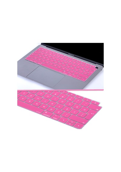 Laptop Apple Uyumlu MacBook Air 13Inc Klavye Koruyucu A2179 A2337 Türkçe Baskı Siyah