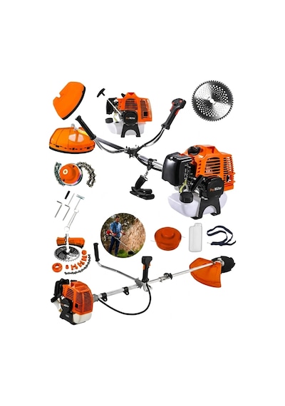 Pro Müller 14 Hp 4x4 Quadron Metal Şanzıman Yan Tipi Benzinli Motorlu Ot Çalı Çim Biçme