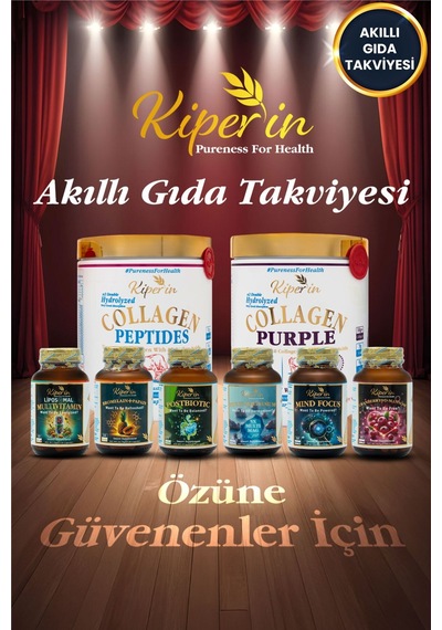 Kiper'in Magnezyum Multi 5X Çoklu Magnezyum Akıllı Gıda Takviyesi 60 Kapsül