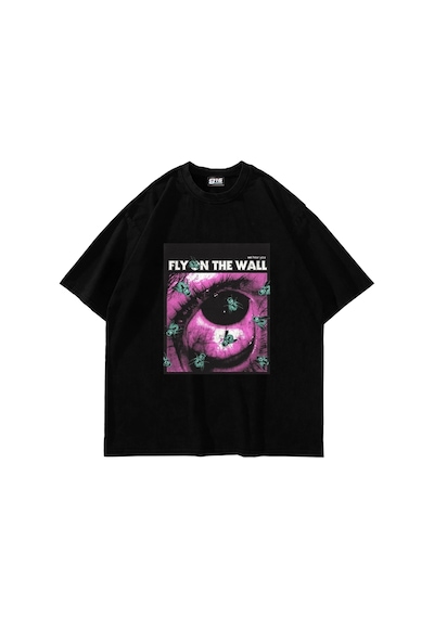Flood Of Style Fly On The Wall Baskılı Oversize Unisex Siyah Çok Renkli Flood Of Style Fly On The Wall Baskılı Oversize Unisex Siyah Çok Renkli
