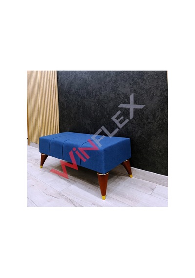 Winflex Şık Ve Fonksiyonel Dekoratif Puf 38x100 Cm Mavi