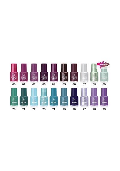 Wow Nail Color No: 02 - Parlak Bitişli Mini Oje 6 Ml Diğer
