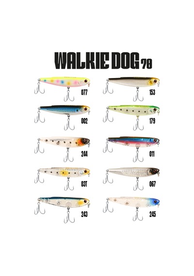 Fujin Walkie Dog 70mm 8.2gr Su Üstü Maket Balık 245 Violette