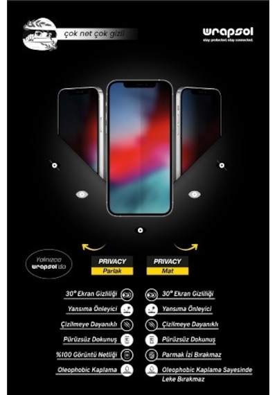 Vivo X100 Mat Hayalet Ekran Koruyucu Privacy Film